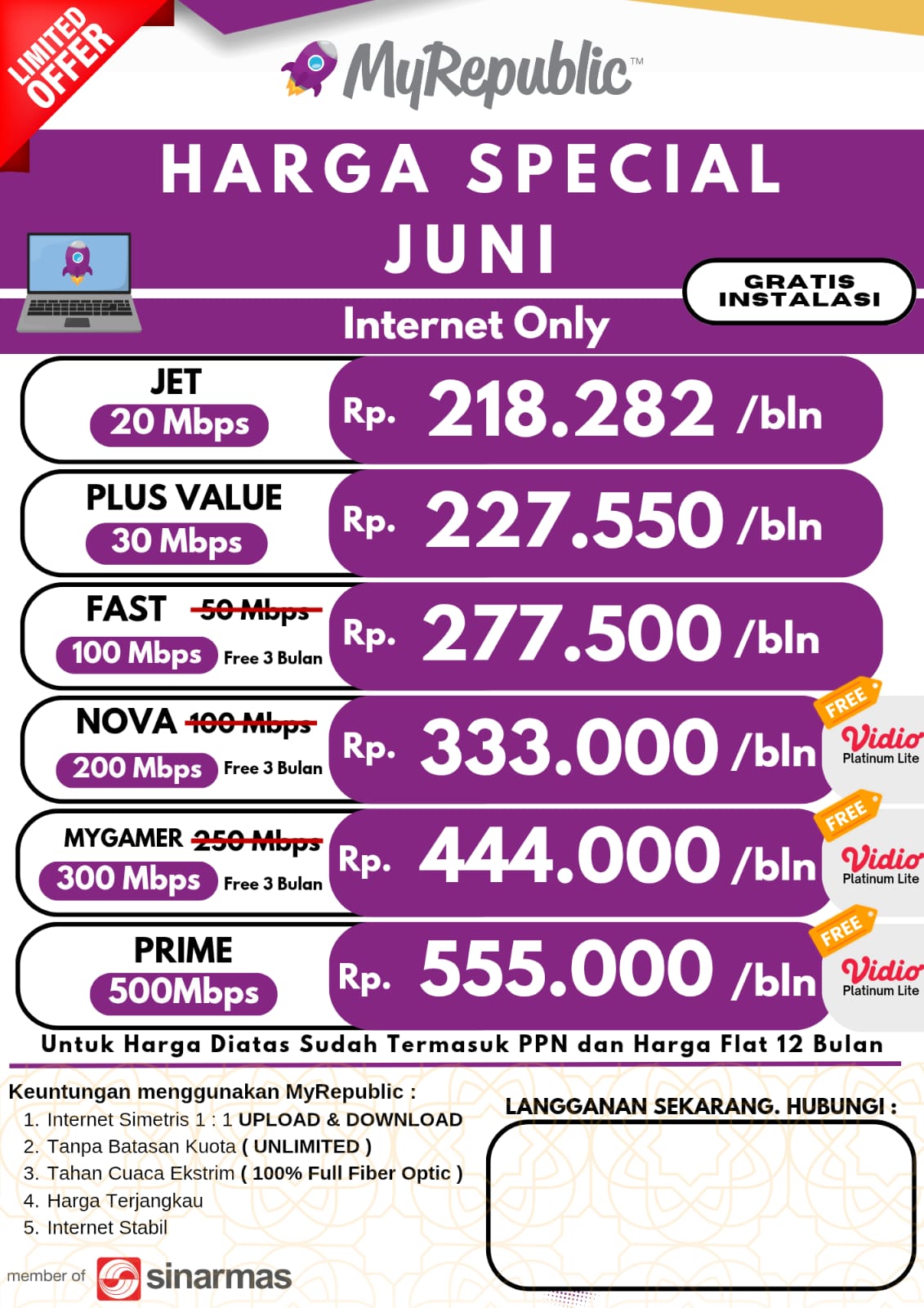 Myrepublic Palembang